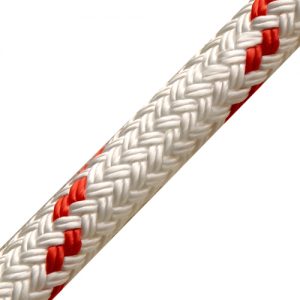 16180100960 braid on braid 18 mm wit/rood Tuned Rigs & ropes