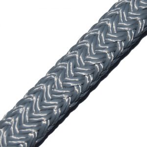 064216ZI Gevlochten landvast 16mm grijs Tuned Rigs & ropes