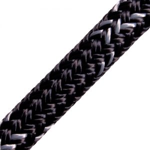 59120200900 dyneema racing 12 mm zwart Tuned Rigs & ropes