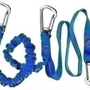 Veiligheidslijn elas. 3 haken 2/1m
